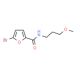 ChemSpider 2D Image | 5-Bromo-N-(3-methoxypropyl)-2-furamide | C9H12BrNO3