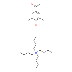 ChemSpider 2D Image | N,N,N-Tributyl-1-butanaminium 4-acetyl-2,6-dimethylphenolate | C26H47NO2
