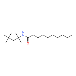 ChemSpider 2D Image | N-(2,4,4-Trimethyl-2-pentanyl)decanamide | C18H37NO