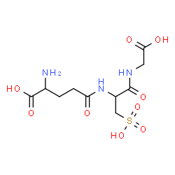 ChemSpider 2D Image | Glutathione sulfonate | C10H17N3O9S
