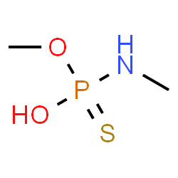 ChemSpider 2D Image | O-Methyl hydrogen methylphosphoramidothioate | C2H8NO2PS