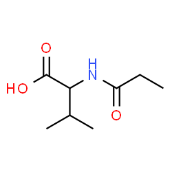 ChemSpider 2D Image | N-Propionylvaline | C8H15NO3