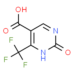 ChemSpider 2D Image | 2-Hydroxy-4-(trifluoromethyl)pyrimidine-5-carboxylic acid | C6H3F3N2O3