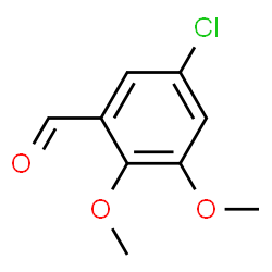 ChemSpider 2D Image | 5-Chloro-2,3-dimethoxybenzaldehyde | C9H9ClO3