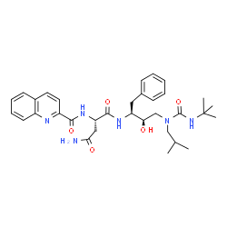 ChemSpider 2D Image | Telinavir | C33H44N6O5