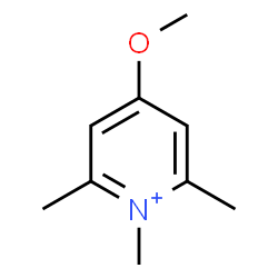 ChemSpider 2D Image | 4-Methoxy-1,2,6-trimethylpyridinium | C9H14NO