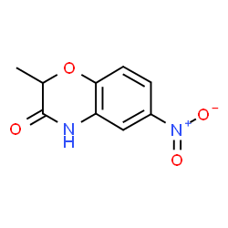 ChemSpider 2D Image | 2-Methyl-6-nitro-2H-1,4-benzoxazin-3(4H)-one | C9H8N2O4