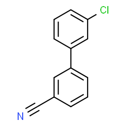 ChemSpider 2D Image | 3'-Chloro-3-biphenylcarbonitrile | C13H8ClN