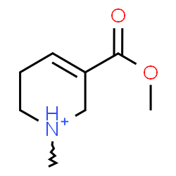 ChemSpider 2D Image | 5-(Methoxycarbonyl)-1-methyl-1,2,3,6-tetrahydropyridinium | C8H14NO2