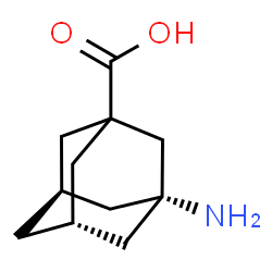 ChemSpider 2D Image | (3s,5R,7S)-3-Amino-1-adamantanecarboxylic acid | C11H17NO2