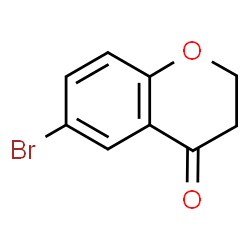 ChemSpider 2D Image | 6-Bromo-4-chromanone | C9H7BrO2
