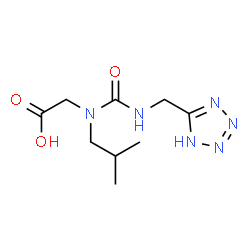 ChemSpider 2D Image | N-Isobutyl-N-[(1H-tetrazol-5-ylmethyl)carbamoyl]glycine | C9H16N6O3