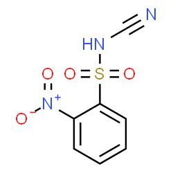 ChemSpider 2D Image | N-Cyano-2-nitrobenzenesulfonamide | C7H5N3O4S