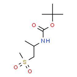 ChemSpider 2D Image | 2-Methyl-2-propanyl [1-(methylsulfonyl)-2-propanyl]carbamate | C9H19NO4S