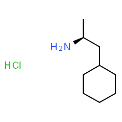 ChemSpider 2D Image | (2S)-1-cyclohexylpropan-2-amine hydrochloride | C9H20ClN