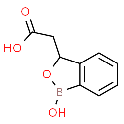 ChemSpider 2D Image | (1-Hydroxy-1,3-dihydro-2,1-benzoxaborol-3-yl)acetic acid | C9H9BO4