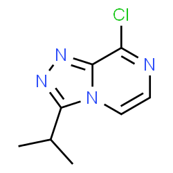 ChemSpider 2D Image | 8-Chloro-3-isopropyl[1,2,4]triazolo[4,3-a]pyrazine | C8H9ClN4