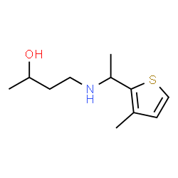 ChemSpider 2D Image | 4-{[1-(3-Methyl-2-thienyl)ethyl]amino}-2-butanol | C11H19NOS
