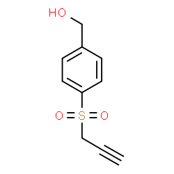 ChemSpider 2D Image | [4-(2-Propyn-1-ylsulfonyl)phenyl]methanol | C10H10O3S