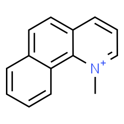 ChemSpider 2D Image | 1-Methylbenzo[h]quinolinium | C14H12N