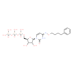 ChemSpider 2D Image | N-(4-Phenylbutoxy)-3,4-dihydrocytidine 5'-(tetrahydrogen triphosphate) | C19H28N3O15P3