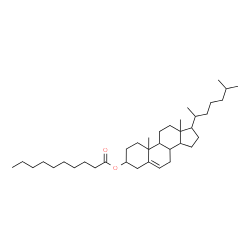 ChemSpider 2D Image | Cholest-5-en-3-yl decanoate | C37H64O2