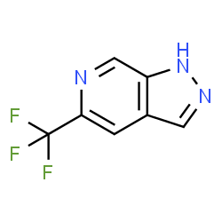 ChemSpider 2D Image | 5-(Trifluoromethyl)-1H-pyrazolo[3,4-c]pyridine | C7H4F3N3