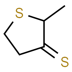 ChemSpider 2D Image | 2-Methyldihydro-3(2H)-thiophenethione | C5H8S2