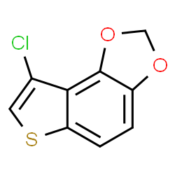 ChemSpider 2D Image | 8-Chlorothieno[3,2-e][1,3]benzodioxole | C9H5ClO2S