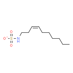 ChemSpider 2D Image | (3Z)-3-Decen-1-ylsulfamate | C10H20NO3S