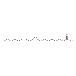 ChemSpider 2D Image | 8-{3-[(2Z)-2-Octen-1-yl]-2-oxiranyl}octanoate | C18H31O3