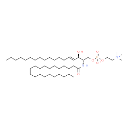 ChemSpider 2D Image | N-heneicosanoylsphingosine-1-phosphocholine | C44H89N2O6P