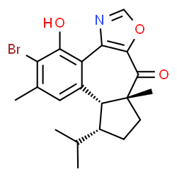 ChemSpider 2D Image | Hamigeran M | C20H22BrNO3
