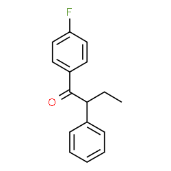 ChemSpider 2D Image | 1-(4-Fluorophenyl)-2-phenyl-1-butanone | C16H15FO