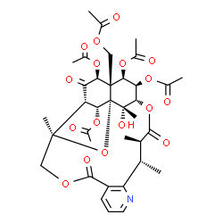 ChemSpider 2D Image | (25R)-Evonine | C36H43NO17