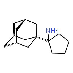 ChemSpider 2D Image | 1-[(3s,5s,7s)-Adamantan-1-yl]cyclopentanamine | C15H25N