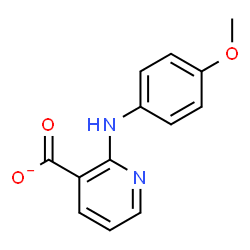 ChemSpider 2D Image | 2-[(4-Methoxyphenyl)amino]nicotinate | C13H11N2O3