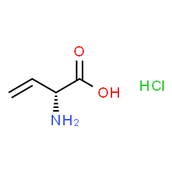 ChemSpider 2D Image | (2R)-2-Amino-3-butenoic acid hydrochloride (1:1) | C4H8ClNO2