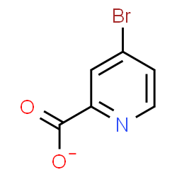 ChemSpider 2D Image | 4-Bromo-2-pyridinecarboxylate | C6H3BrNO2