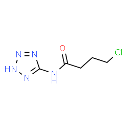 ChemSpider 2D Image | 4-Chloro-N-(2H-tetrazol-5-yl)butanamide | C5H8ClN5O