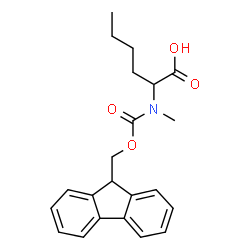 ChemSpider 2D Image | N-[(9H-Fluoren-9-ylmethoxy)carbonyl]-N-methylnorleucine | C22H25NO4