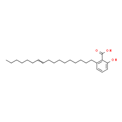 ChemSpider 2D Image | 2-(10-Heptadecen-1-yl)-6-hydroxybenzoic acid | C24H38O3