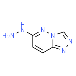 ChemSpider 2D Image | 6-Hydrazino[1,2,4]triazolo[4,3-b]pyridazine | C5H6N6
