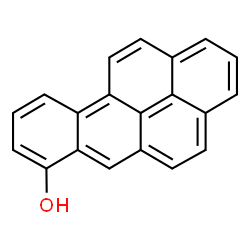 ChemSpider 2D Image | 7-Hydroxybenzo[a]pyrene | C20H12O