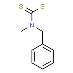 ChemSpider 2D Image | Benzyl(methyl)carbamodithioate | C9H10NS2