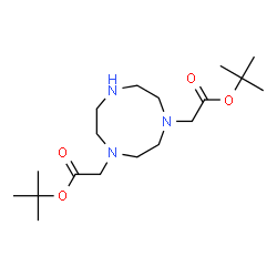ChemSpider 2D Image | Bis(2-methyl-2-propanyl) 2,2'-(1,4,7-triazonane-1,4-diyl)diacetate | C18H35N3O4
