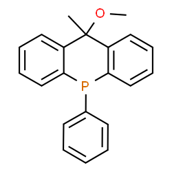 ChemSpider 2D Image | 10-Methoxy-10-methyl-5-phenyl-5,10-dihydroacridophosphine | C21H19OP