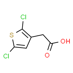 ChemSpider 2D Image | (2,5-Dichloro-3-thienyl)acetic acid | C6H4Cl2O2S