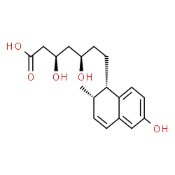 ChemSpider 2D Image | DESACYL-DEHYDROPRAVASTATIN | C18H24O5