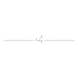 ChemSpider 2D Image | (3R)-3-Hydroxy-5-(octadecyloxy)-3-[(octadecyloxy)carbonyl]-5-oxopentanoic acid | C42H80O7